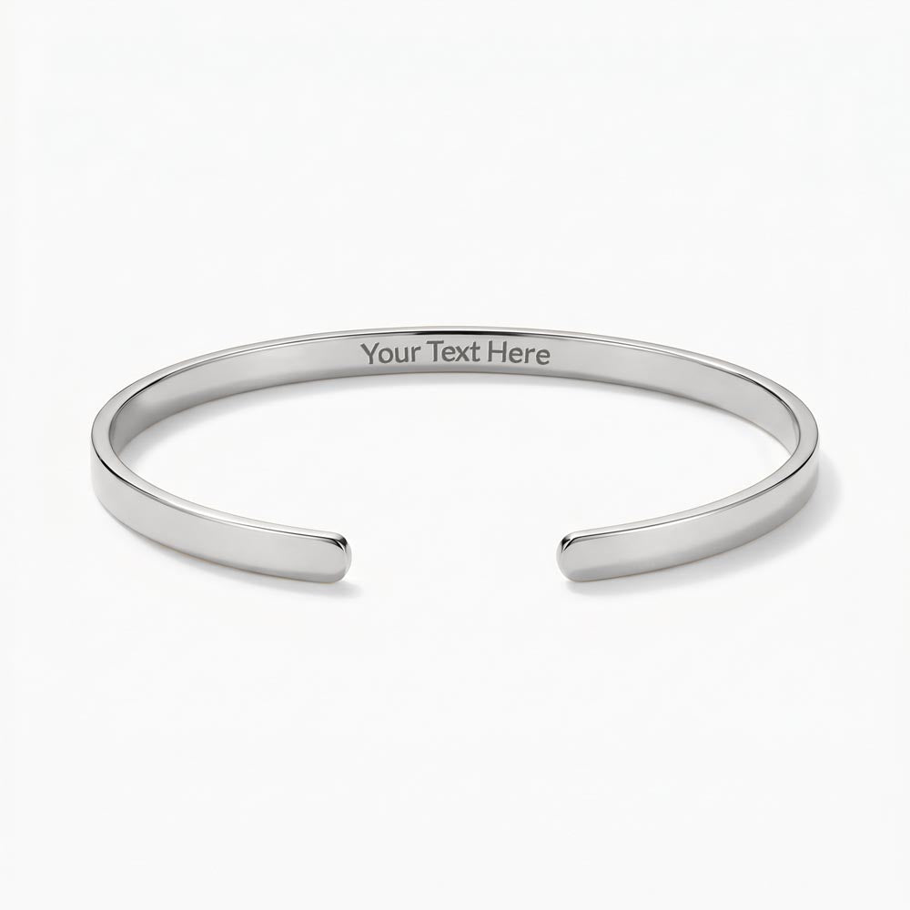 Something to Keep — Engraved Stainless Cuff